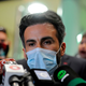 Neurologist Leopoldo Luque, shown here shortly after performing surgery on Diego Maradona, is now being investigated in his death.